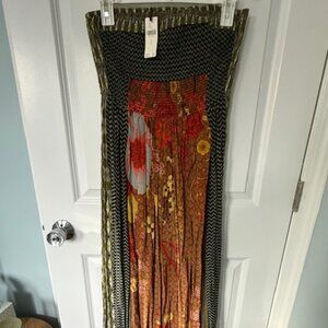 NEW Anthropologie/Siddhartha Bansal maxi dress, size S, multi-color incl green